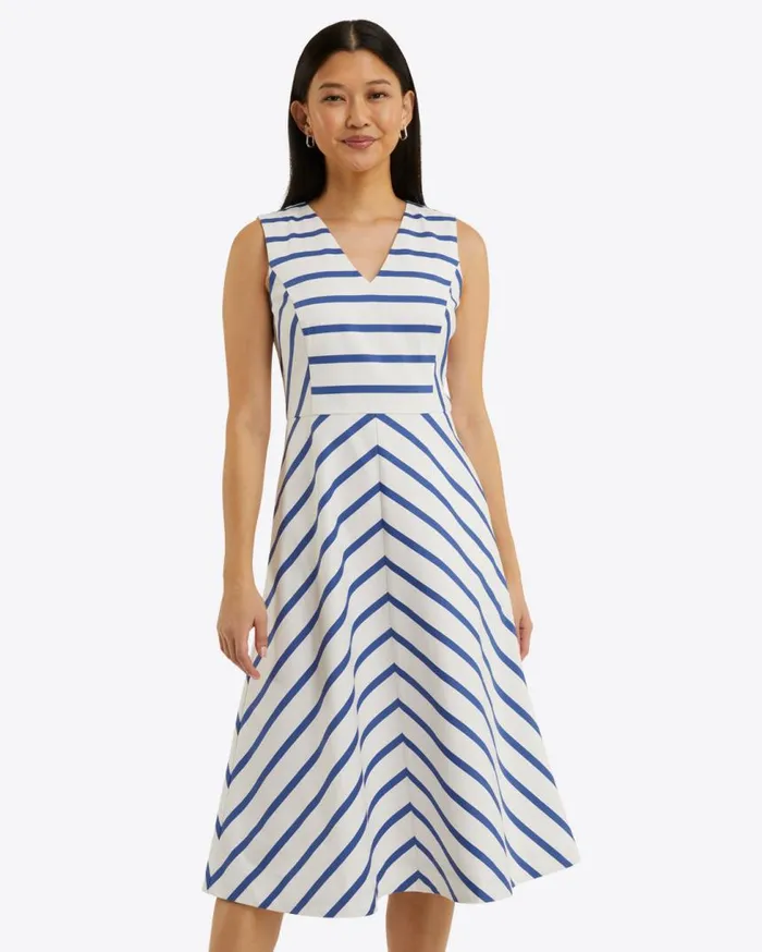 Draper James Midi and Maxi Women Michaela Love Circle Dress In Cotton