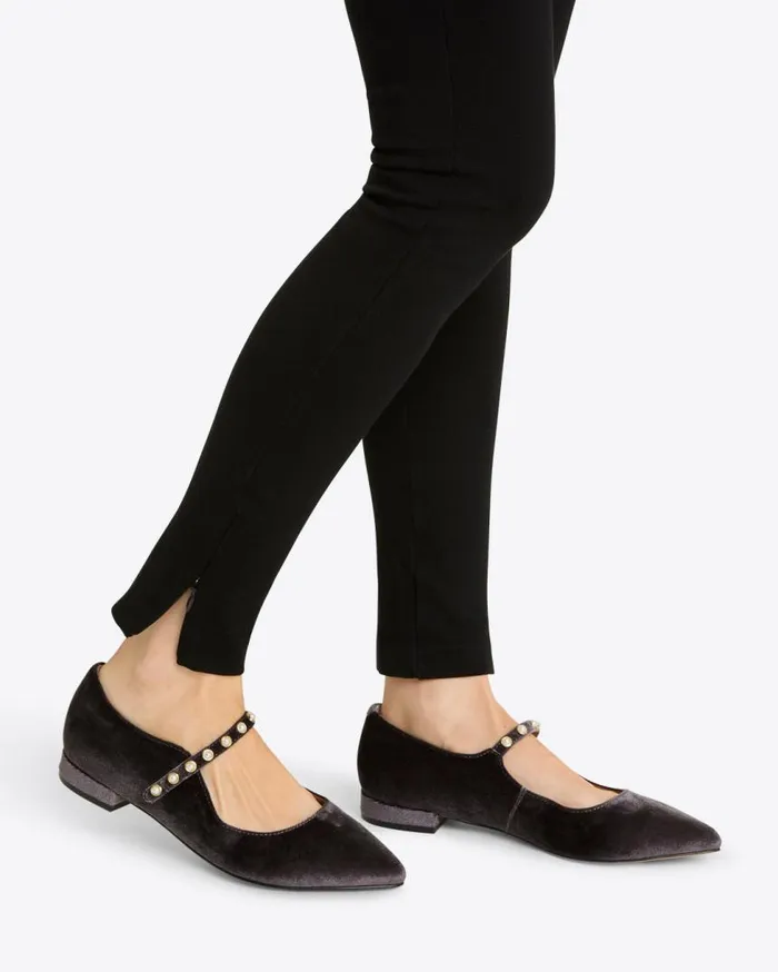 Draper James Shoes Women Abigail Velvet Flat
