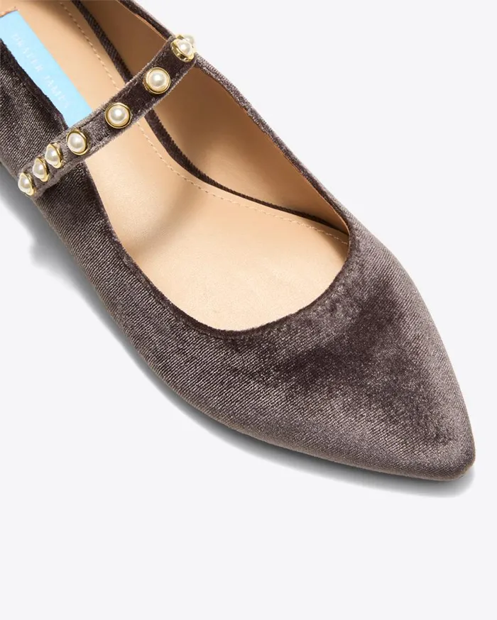 Draper James Shoes Women Abigail Velvet Flat