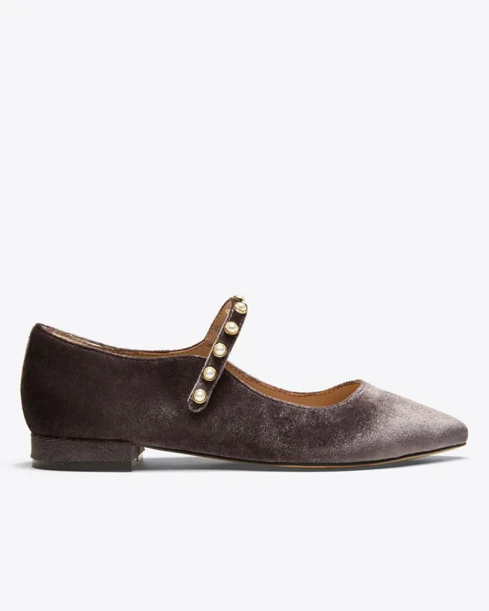 Draper James Shoes Women Abigail Velvet Flat