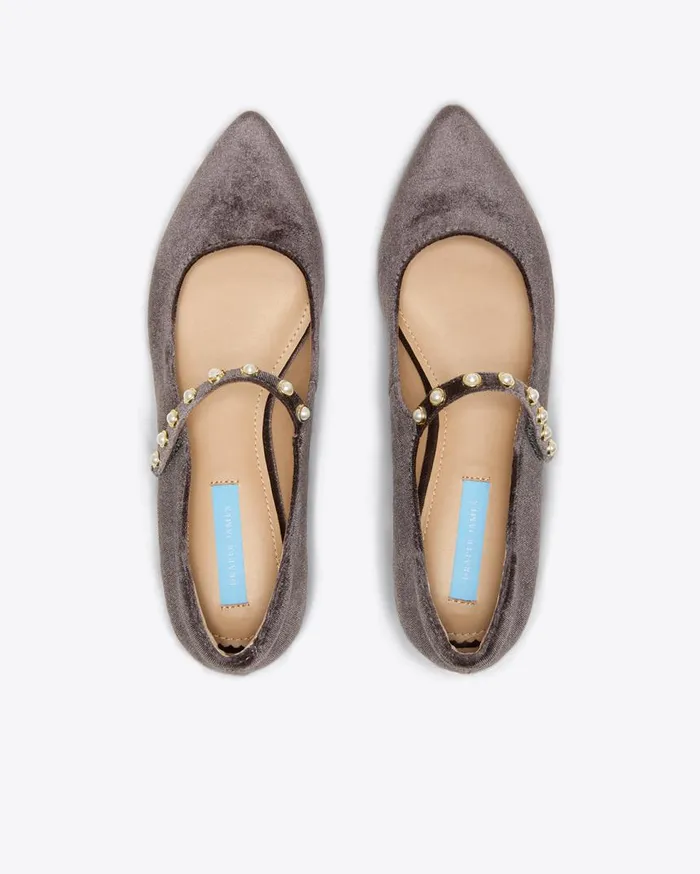 Draper James Shoes Women Abigail Velvet Flat