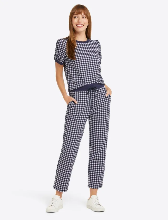 Draper James Sport Women Natalie Sweatpants In Gingham