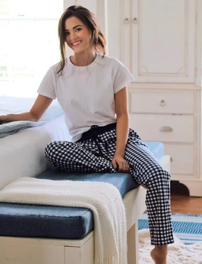 Draper James Sport Women Natalie Sweatpants In Gingham