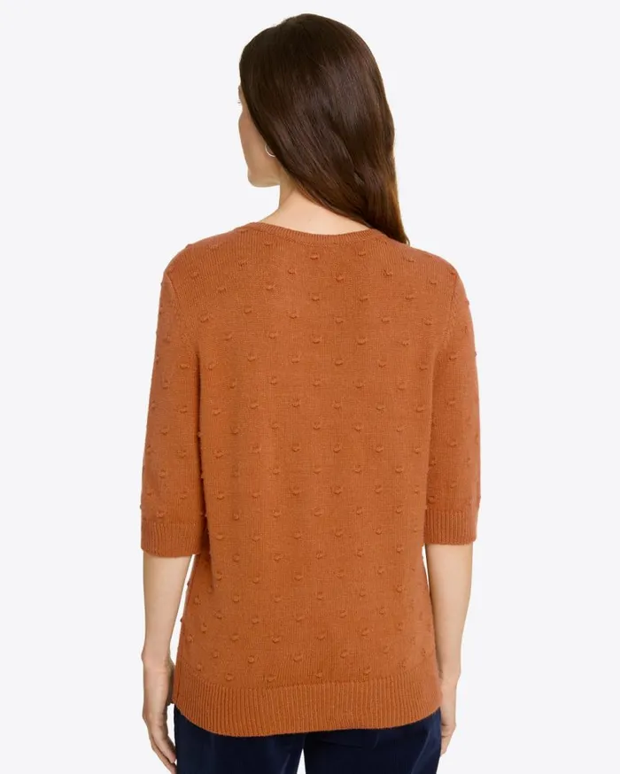 Draper James Sweaters Women Short Sleeve Popcorn Sweater