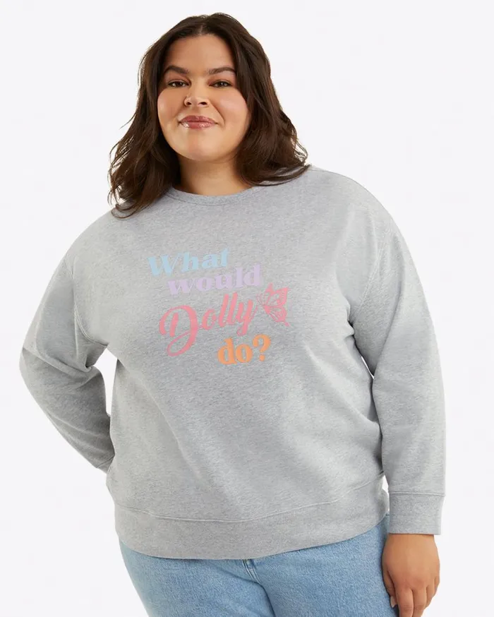 Draper James Sweaters Women What Would Dolly Do Sweatshirt