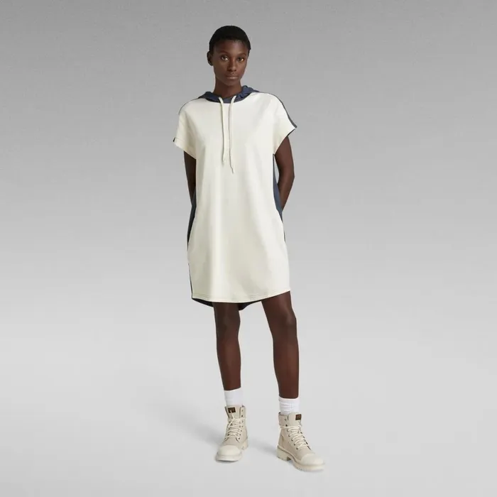 Dresses Women GStar RAW Sobiru Hoodie Sweat Dress Fantem Bluepapyrus Color Block Dresses Women GStar RAW Sobiru Hoodie Sweat Dress Fantem Bluepapyrus Color Block