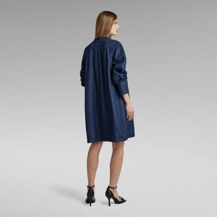 Dresses Women GStar RAW VNeck Tunic Dress Rinsed