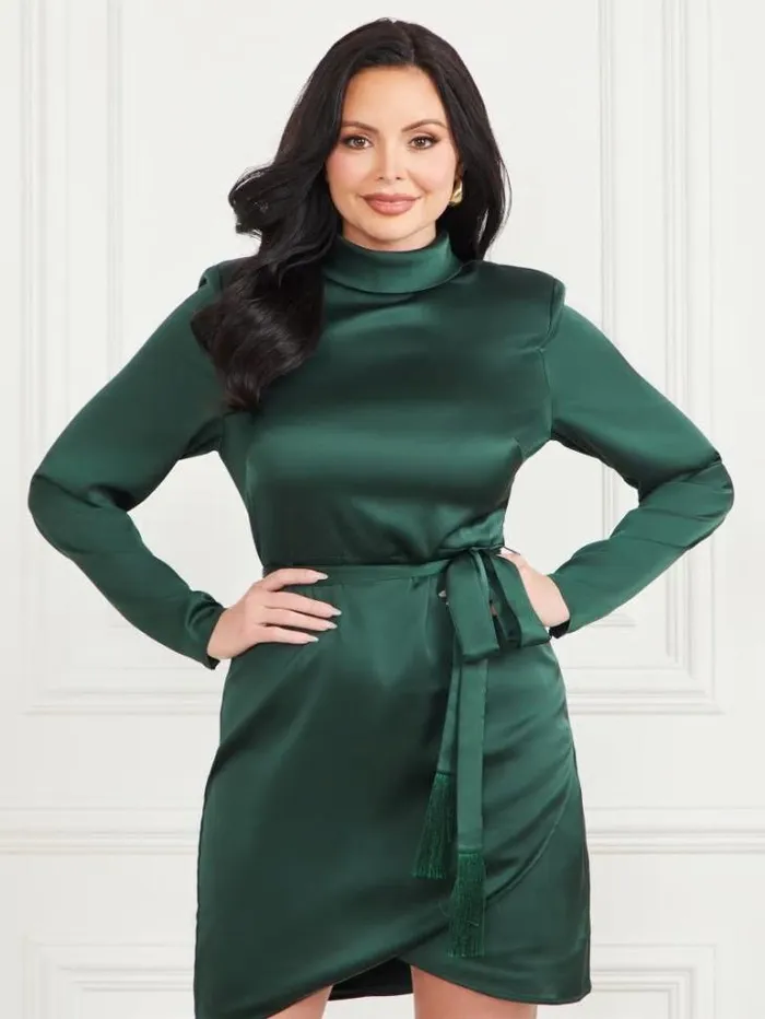 Dresses Women Marciano Kier Satin Dress Alpine Grove Dresses Women Marciano Kier Satin Dress Alpine Grove