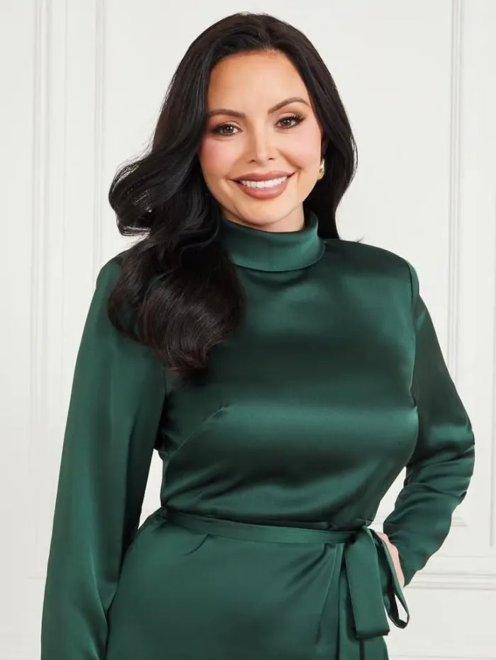 Dresses Women Marciano Kier Satin Dress Alpine Grove Dresses Women Marciano Kier Satin Dress Alpine Grove