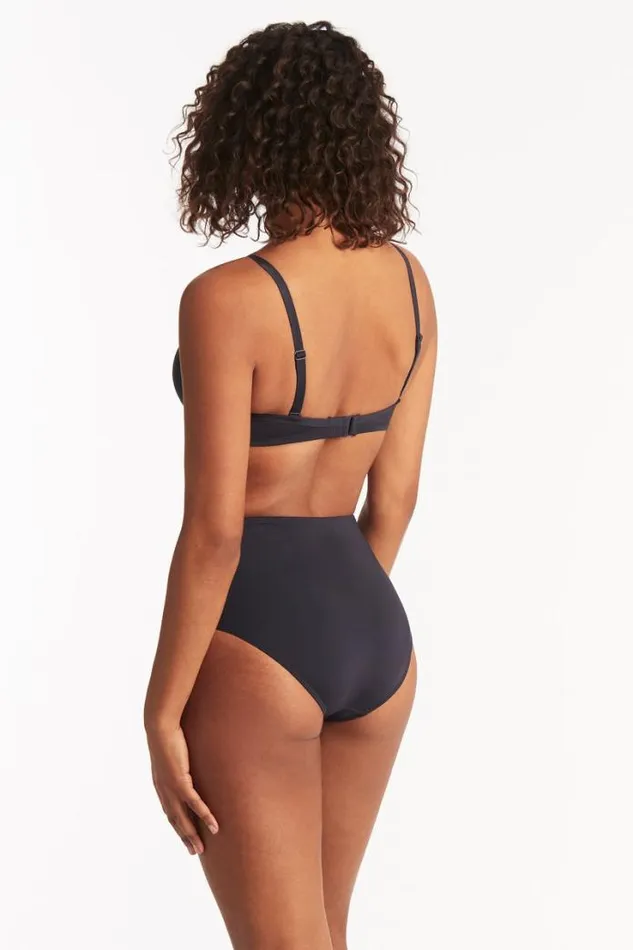 Eco Essentials High Waist Gathered Side Pant Eco Essentials Night Sky Women Sea Level Bottoms Eco Essentials High Waist Gathered Side Pant Eco Essentials Night Sky Women Sea Level Bottoms