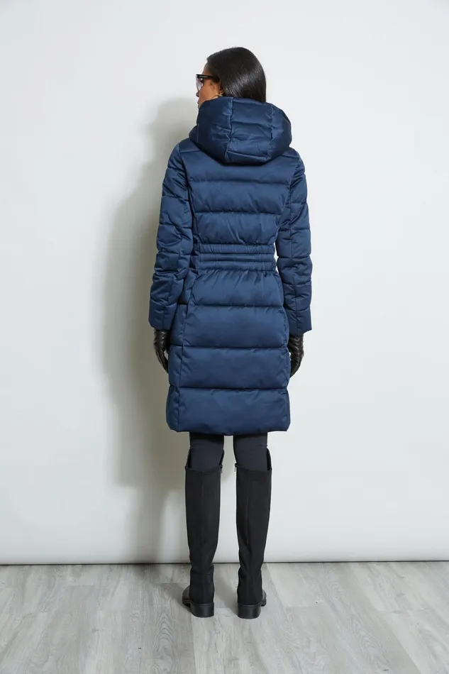 Elie Tahari Coats Tahari Stitched Hooded Puffer Coat 8211 Do Not Post Online Navy 8211 Women