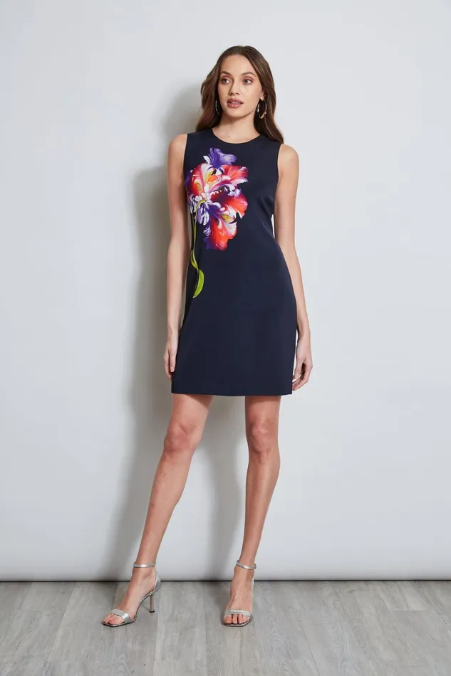 Elie Tahari Dresses and Jumpsuits Digital Floral Shift Dress Stargazer Multi 8211 Women