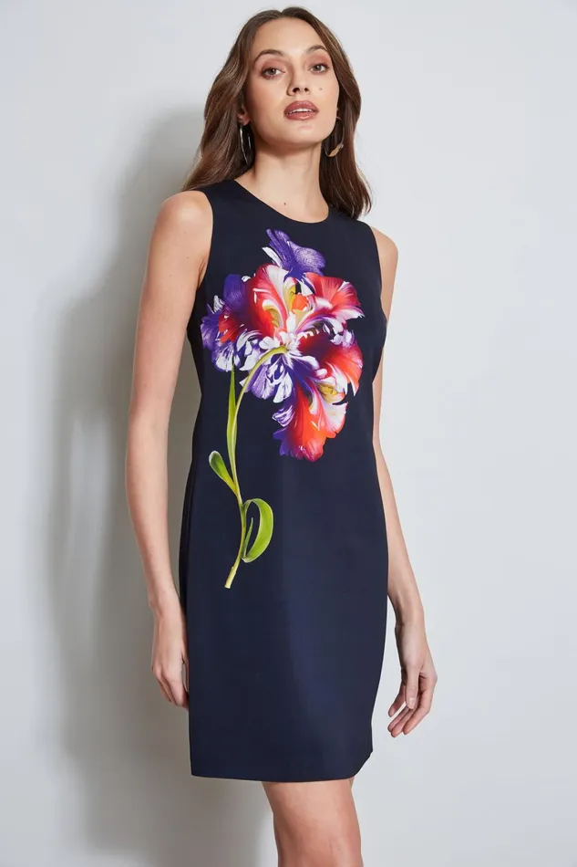 Elie Tahari Dresses and Jumpsuits Digital Floral Shift Dress Stargazer Multi 8211 Women