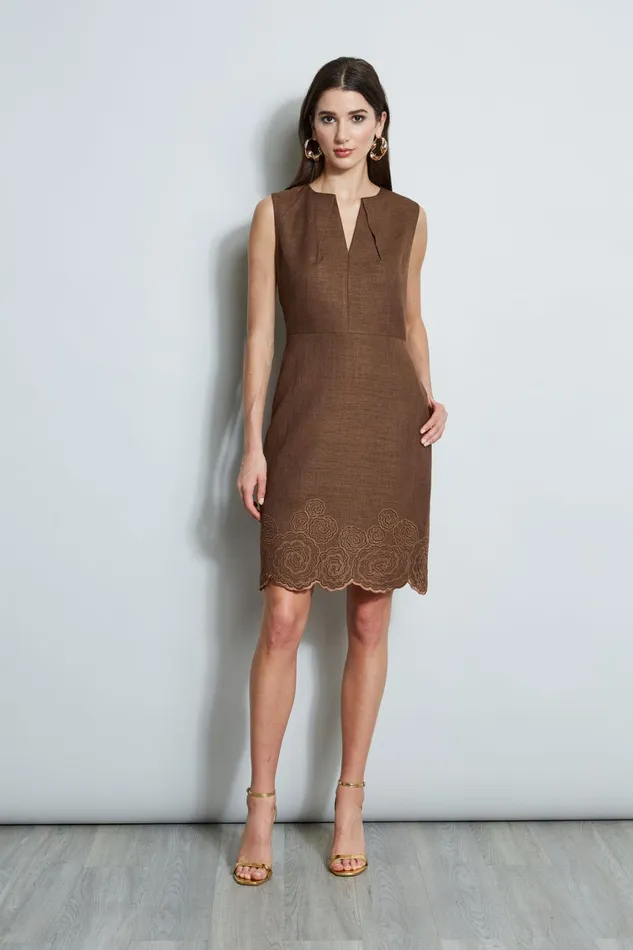 Elie Tahari Dresses and Jumpsuits Embroidered Hem Dart Dress Sumatra 8211 Women Elie Tahari Dresses and Jumpsuits Embroidered Hem Dart Dress Sumatra 8211 Women
