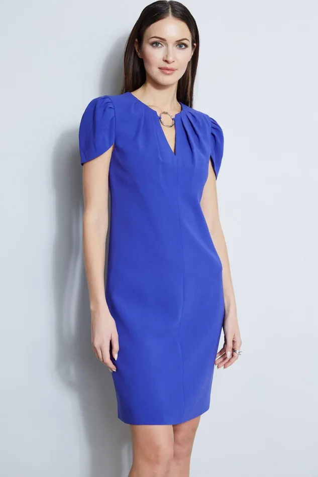 Elie Tahari Dresses and Jumpsuits Tulip Ring Shift Dress Lapis 8211 Women