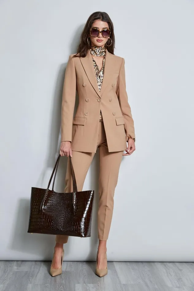 Elie Tahari Pants Slim Fit Pant Camel 8211 Women