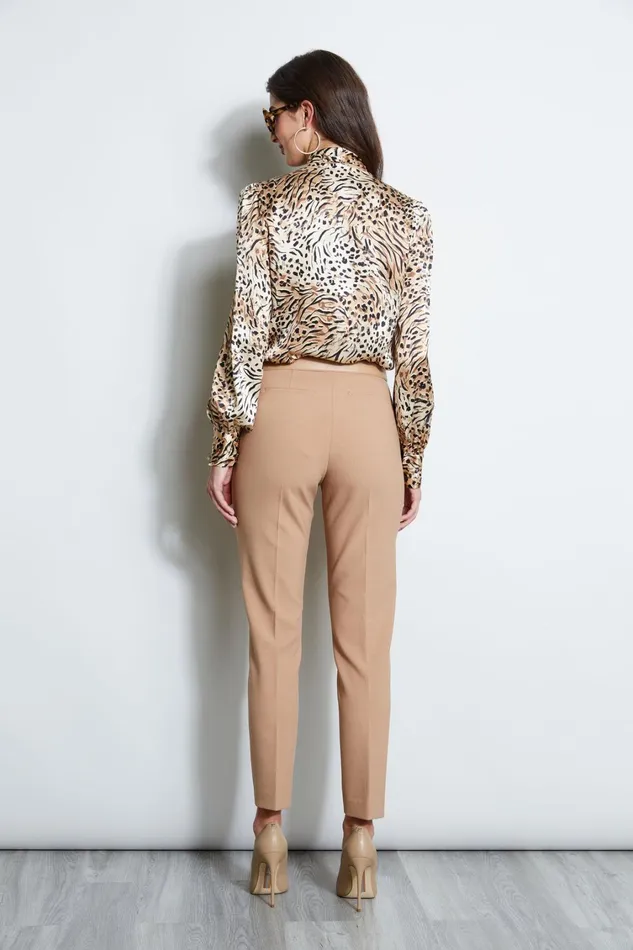 Elie Tahari Pants Slim Fit Pant Camel 8211 Women