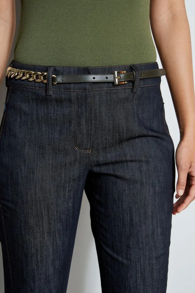 Elie Tahari Suiting Gold Chain Belt 8211 Loden Loden 8211 Women