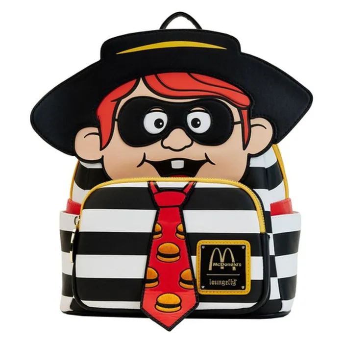 Exclusive 8211 McDonald039s Hamburglar Cosplay Mini Backpack Unisex Loungefly Backpacks Exclusive 8211 McDonald039s Hamburglar Cosplay Mini Backpack Unisex Loungefly Backpacks