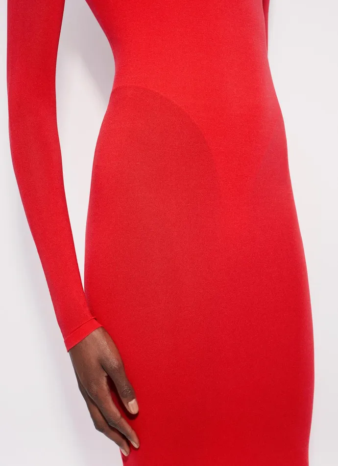 Fitted Dress In Fine Knit Women Alaa Dresses