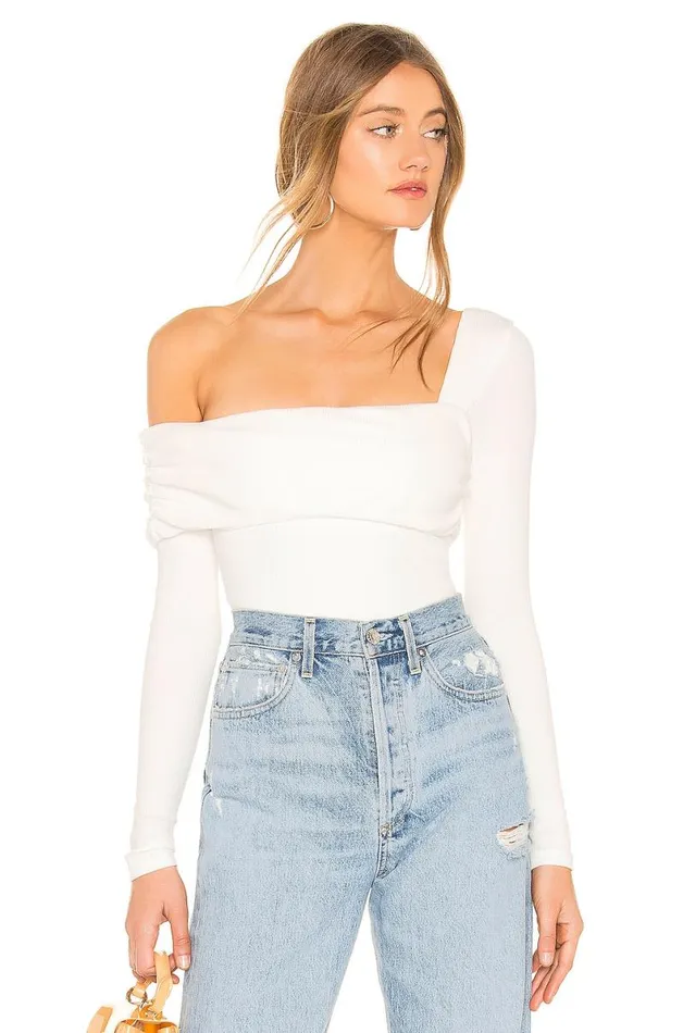Florence Bodysuit White Women Lovers and Friends Tops