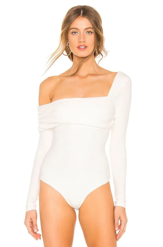 Florence Bodysuit White Women Lovers and Friends Tops