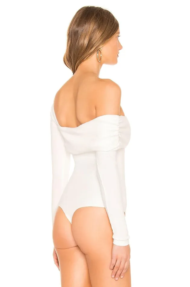Florence Bodysuit White Women Lovers and Friends Tops