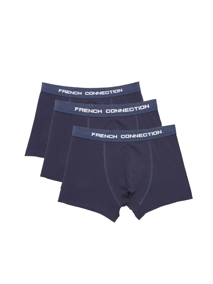 French Connection 3 Pack French Connection Boxers MarineMarineMarine Man Underwear and Socks French Connection 3 Pack French Connection Boxers MarineMarineMarine Man Underwear and Socks