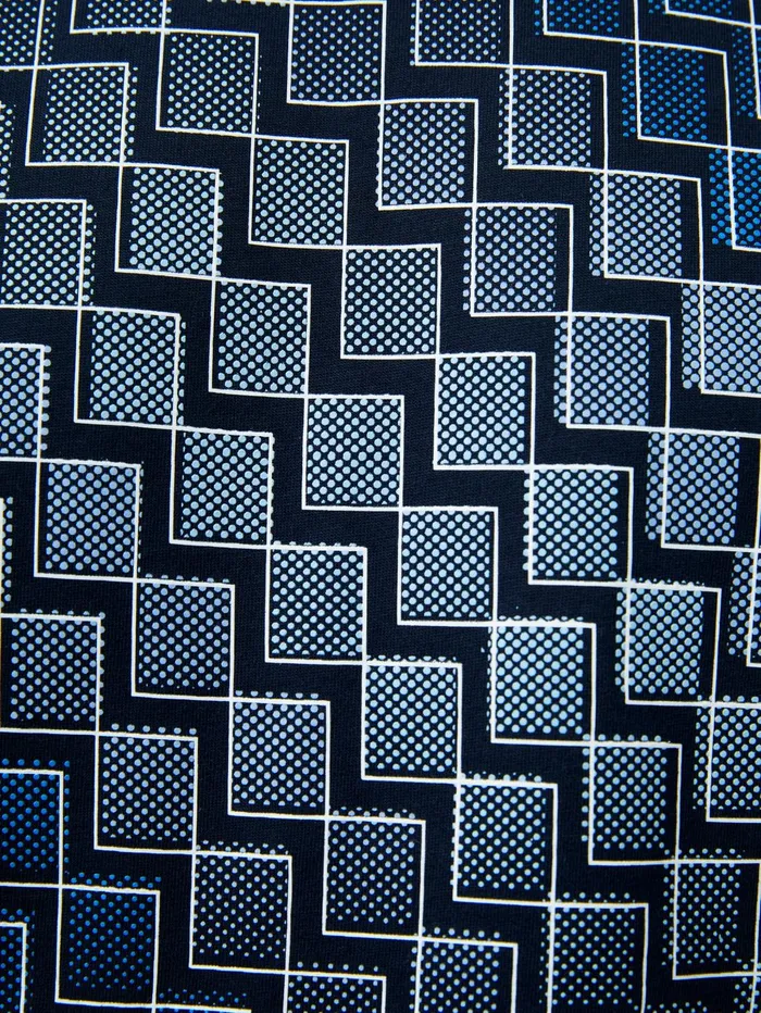 French Connection Abstract Steps Graphic TShirt Marine Man TShirts and Polo Shirts
