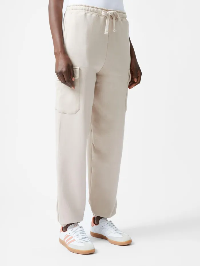 French Connection Cargo Joggers Light Stone Woman Trousers