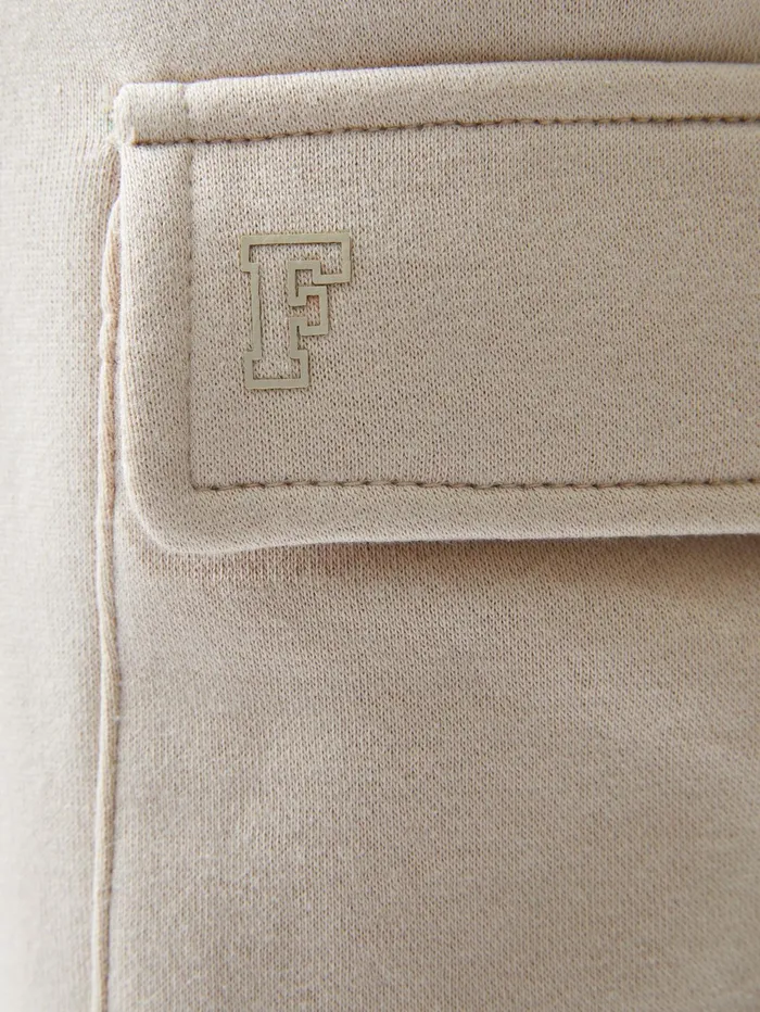 French Connection Cargo Joggers Light Stone Woman Trousers