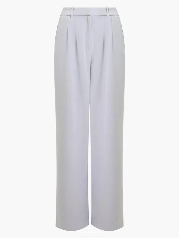 French Connection Echo Crepe Trousers Alloy Woman Trousers