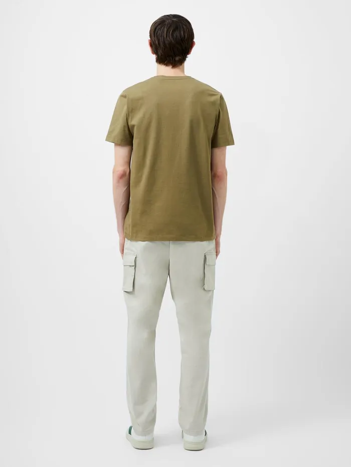 French Connection Great Wave Organic Graphic TShirt Light Green Man TShirts and Polo Shirts