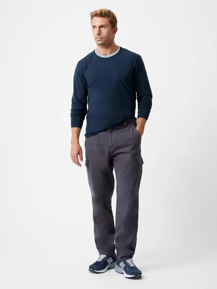 French Connection Smart Cargo Pants Dark Grey Man Trousers