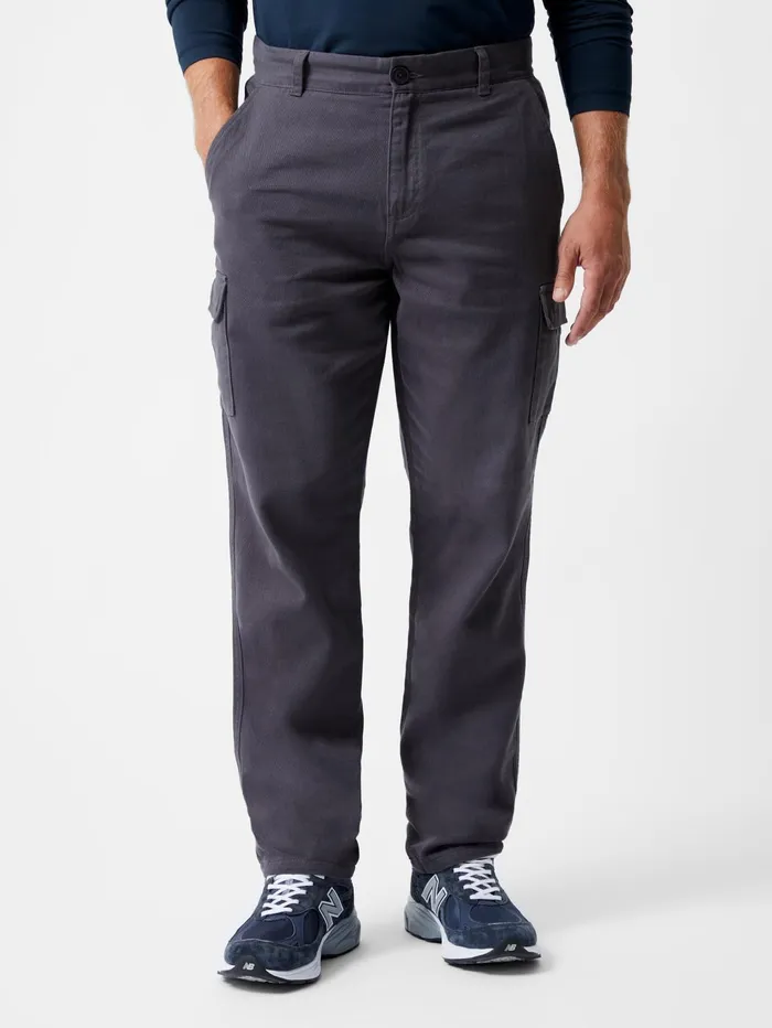 French Connection Smart Cargo Pants Dark Grey Man Trousers