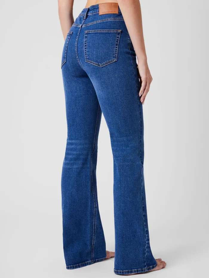 French Connection Toms Denim Flared Jeans Mid Wash Woman Trousers