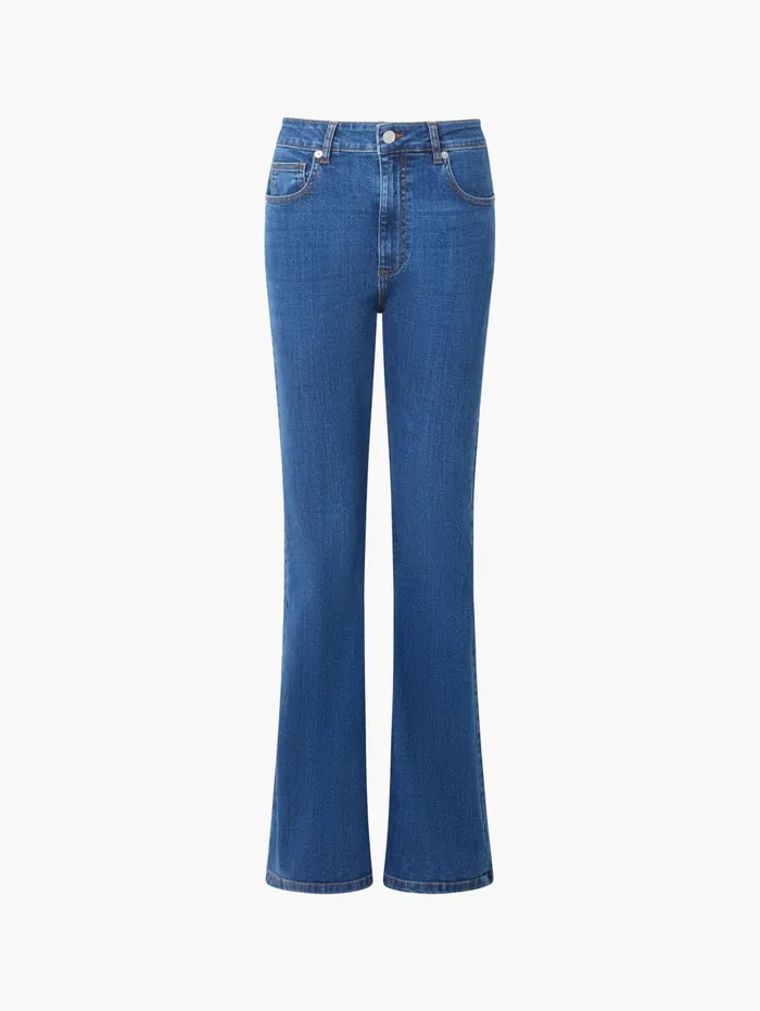 French Connection Toms Denim Flared Jeans Mid Wash Woman Trousers