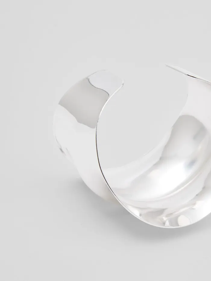 French Connection Wide Open Cuff Silver Woman Jewellery