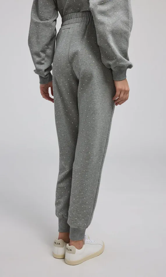 Generation Love Clothing Ruel Crystal Sweatpants Heather Greyclear Women Pants