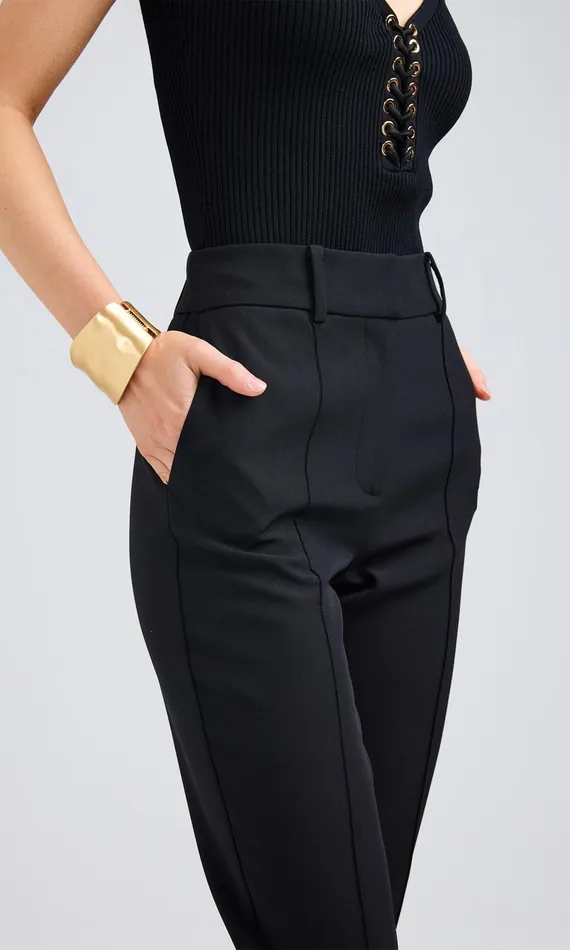 Generation Love Clothing Tula Crepe Pants Black Women Pants