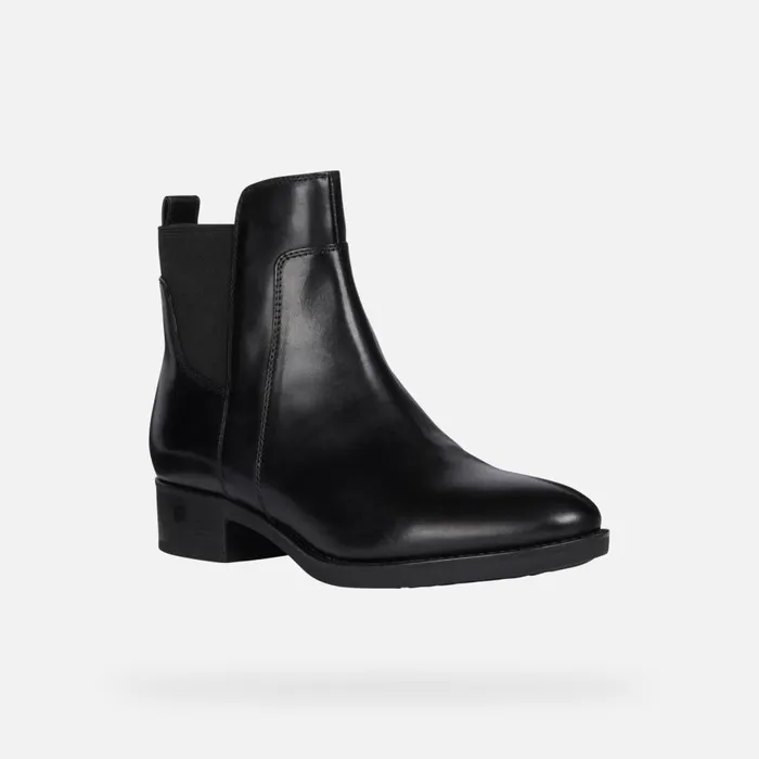 Geox Ankle Boots FELICITY G Ankle Boots Black Woman Geox Black 8211 Woman