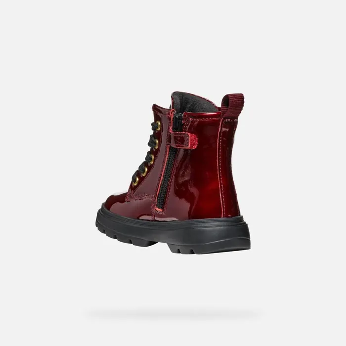 Geox Ankle Boots KIDDARTAH TODDLER GIRL Dark Burgundy Mid Calf Boots Dark Burgundy 8211 Kids