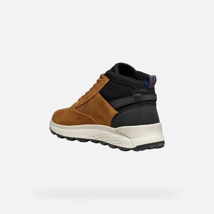 Geox Ankle Boots SPHERICA 4X4 ABX MAN Cognac Waterproof Boots Cognac 8211 Man