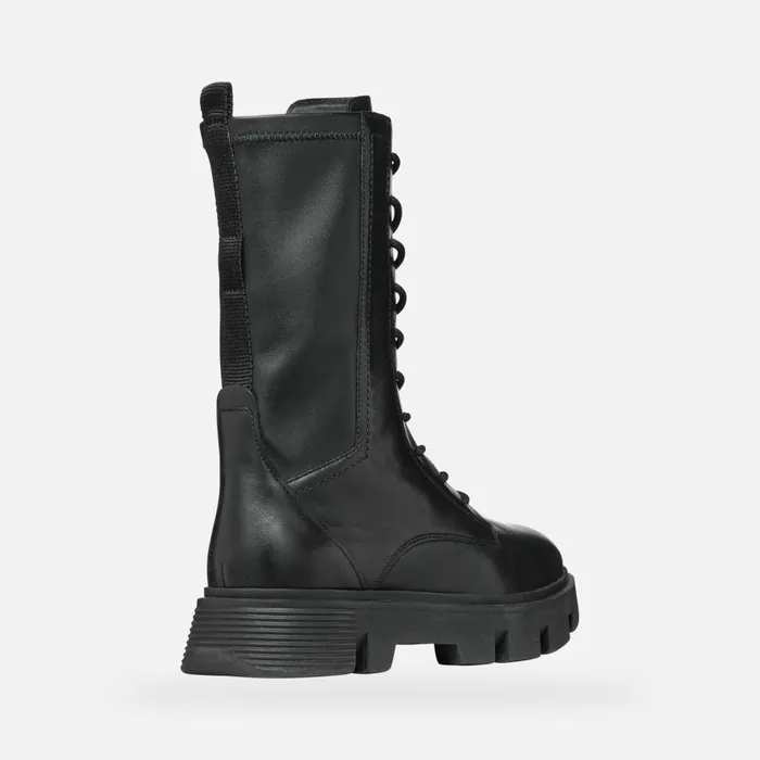 Geox Ankle Boots VILDE H Biker Ankle Boots Black Woman Geox Black 8211 Woman