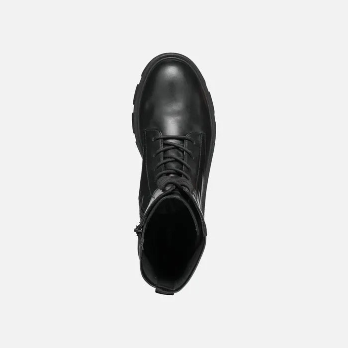 Geox Ankle Boots VILDE H Biker Ankle Boots Black Woman Geox Black 8211 Woman