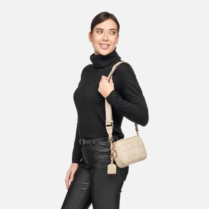 Geox Bags NARCISIA WOMAN Off White Crossbody Bag Off White 8211 Woman