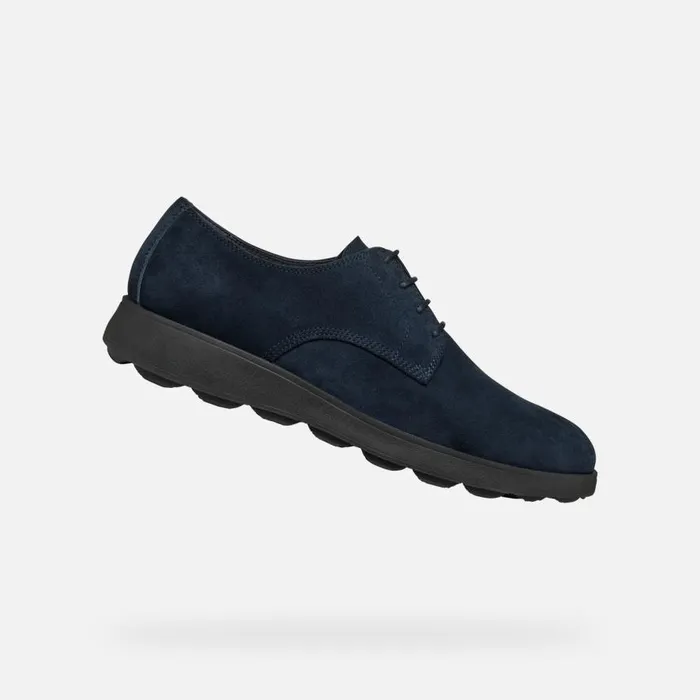 Geox Casual Shoes SPHERICA EC10 MAN Navy Suede Shoes Navy 8211 Man