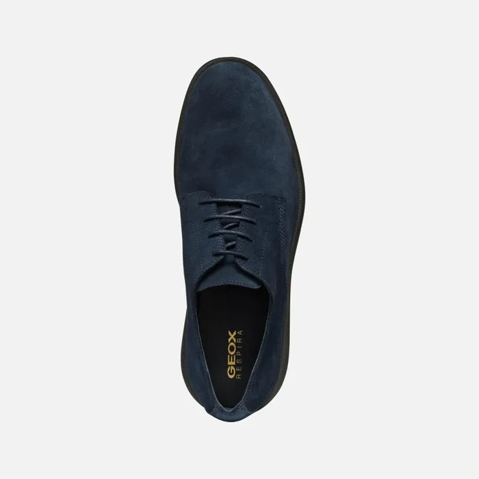 Geox Casual Shoes SPHERICA EC10 MAN Navy Suede Shoes Navy 8211 Man