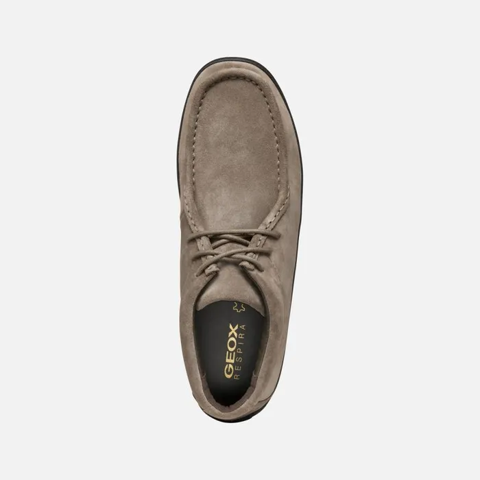 Geox Casual Shoes SPHERICA EC14 MAN Dove Grey Suede Loafers Dove Grey 8211 Man