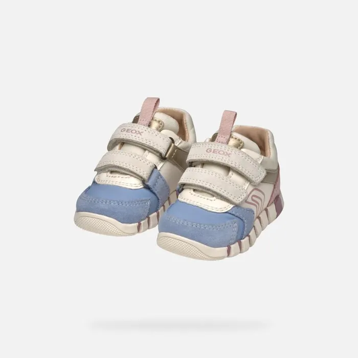 Geox First Steps IUPIDOO BABY AvioPink Sneakers With Straps Aviopink 8211 Kids